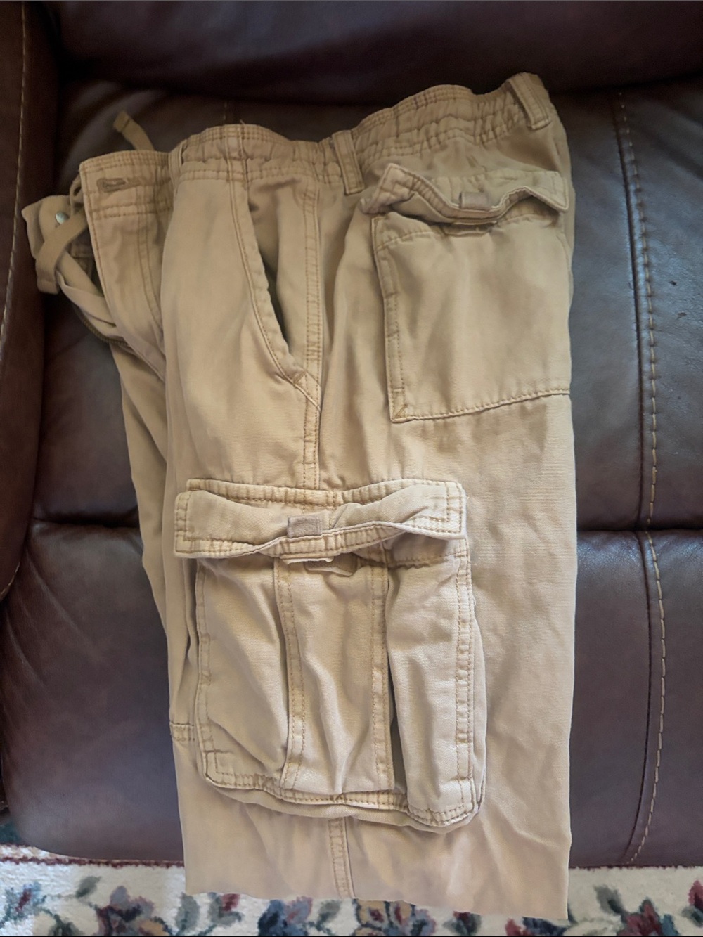 Aeropostale Men's Cargo Pants Tan